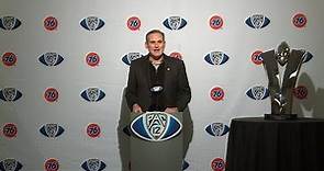 Larry Scott's Football Championship Game press conference