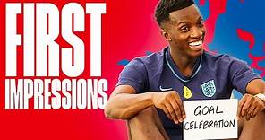 Eddie Nketiah Chats Arsenal Boys, Trademark Celebration & U21 Record Goalscorer | First Impressions