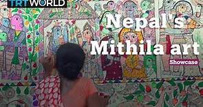 Mithila paintings of Nepal | Traditional Art | Showcase