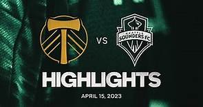 HIGHLIGHTS: Portland Timbers vs. Seattle Sounders FC | April 15, 2023