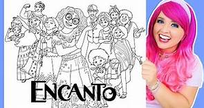 Coloring Every Encanto Character | Disney Encanto Coloring Pages All Characters