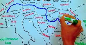 Where is the Danube River located on map || 5min Knowledge