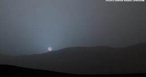 Il rover Curiosity della Nasa cattura il tramonto su Marte Corriere TV