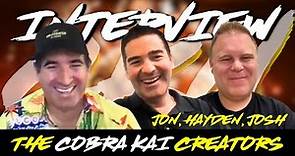 Interview with Cobra Kai Creators: Jon, Hayden and Josh!