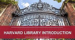 Harvard Library Introduction