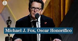 El actor Michael J. Fox recibe un Oscar honorífico por su lucha contra el párkinson