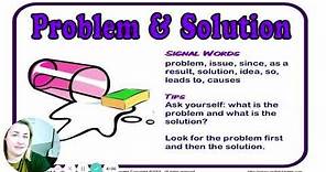 Text Structure - Problem and Solution