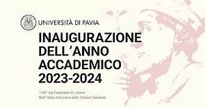 Inaugurazione dell'Anno accademico 2023-2024 dell'Università di Pavia