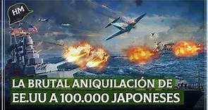Cuando EE.UU destrozó brutalmente a Japón en el mar, tierra y aire | La guerra del Pacífico