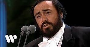 Luciano Pavarotti sings Ernesto De Curtis: "Non ti scordar di me" (The Three Tenors in Concert 1994)