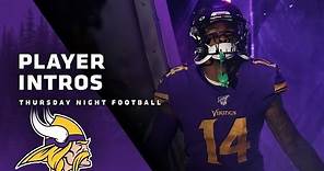 'Lights Out' Player Intros From Thursday Night Football | Minnesota Vikings