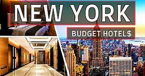 Best Budget Hotels in NEW YORK CITY | Cheap New York City Hotels | 2024 NYC Travel Guide