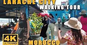 Larache summer 2023 city walking tour (Morocco) 4K UHD