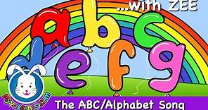 The Alphabet Song with lyrics | Nursery Rhymes