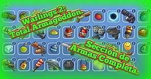Warlings 2:Total Armageddon Sección de Armas Completa.