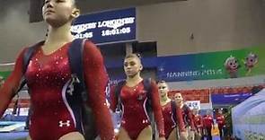 2014 World Gymnastics Championships - Team USA Podium Training Highlights