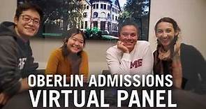 Oberlin College Admissions - Virtual Panel