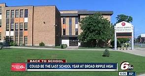Broad Ripple students experience their last 'first day' of school as the building is set to close