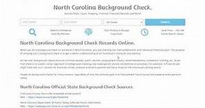 North Carolina Public Records Online Search Guide.
