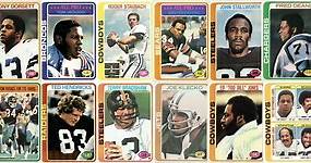 1978 Topps Football Cards - 12 Most Valuable - Wax Pack Gods