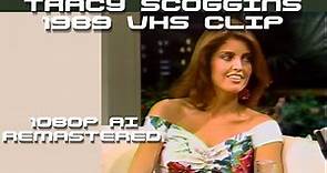 Tracy Scoggins - The Pat Sajak Show remastered (1989)