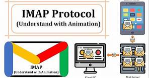 IMAP Protocol | IMAP explain using animation | Internet Message Access Protocol | Email Protocols