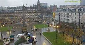 14 November 2023 - Glasgow's George Square webcam