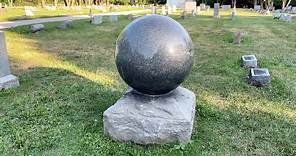 The Witch's Ball at Myrtle Hill Cemetery