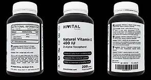 Vitamina E Natural 400UI