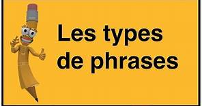 Les types de phrases