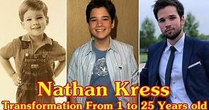 Nathan Kress transformation from 1 to 25 years old