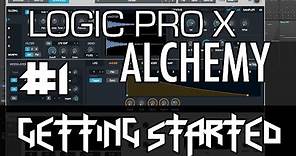 Logic Pro X - Alchemy Tutorial - PART 1 - Getting Started, Simple Controls, Browser