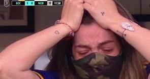 El llanto de Dalma Maradona en la Bombonera