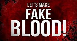 How to Make Realistic Fake Blood for Your Film & Video Productions!