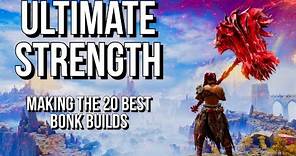 How To Make The 20 Best STRENGTH Builds | Elden Ring