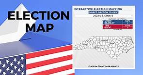 Election Map | County-by-county results in North Carolina