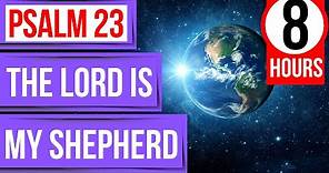 Psalm 23: The lord is my shepherd (Bible verses for sleep with God's Word)