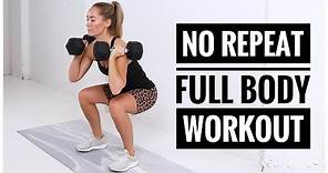 NO REPEAT Full Body Workout