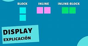 Guía sobre Display en CSS