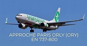 Approche de Paris Orly sur le vol TO7378