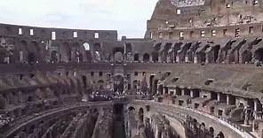 A look inside The Colosseum. Rome, Italy.