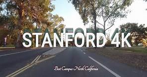 STANFORD 4K - Drive in the most beautiful college campus in North California - Stanford University