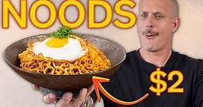Noodles 3 Ways - Cheap Vs Expensive