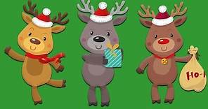 All Santa's Reindeer! Names of all the Reindeer!