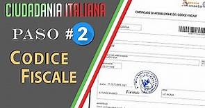 📄 PASO #2 - CODICE FISCALE para trámites de Ciudadanía Italiana en Italia 🇮🇹