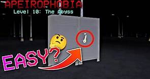 HOW TO ESCAPE Level 10: The Abyss in Apeirophobia (ROBLOX)