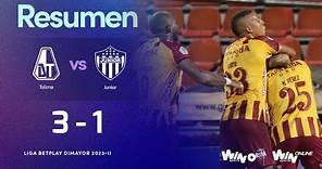 Tolima vs. Junior (resumen y goles) | Liga BetPlay Dimayor 2023-2 | Cuadrangulares - Fecha 1