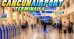CANCUN AIRPORT Terminal 4 Departures - Cancun - Mexico (4k)
