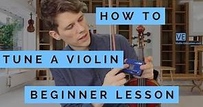 How To Tune A Violin - For Beginners - Easy!