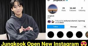 Jungkook Open New Instagram 😍 | Jungkook Instagram Secret Account